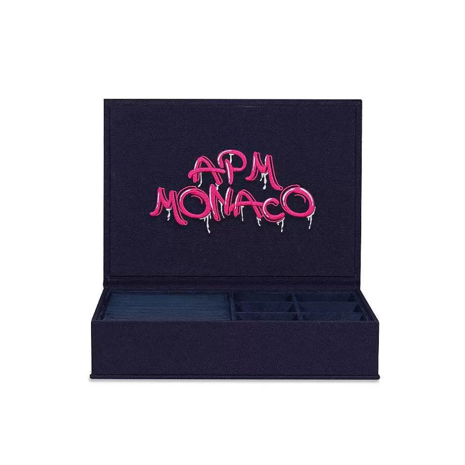 APM Monaco Accessoires | Grande Boite A Bijoux Graffiti Rose